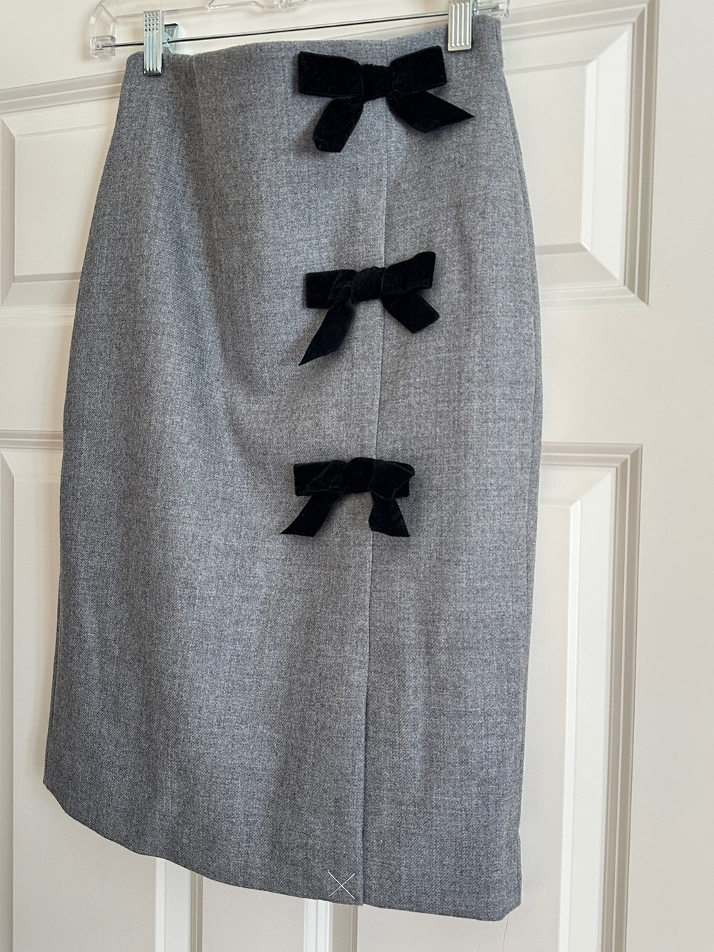 J. Crew Bow seam pencil skirt in double-se… - Picture 9 of 13